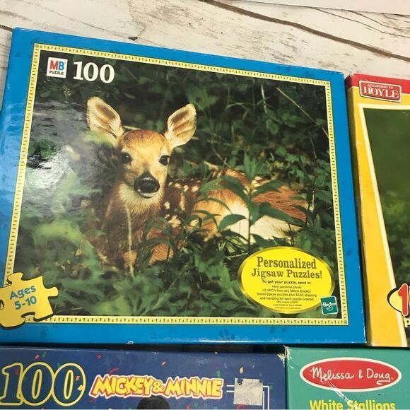 D Children’s Jigsaw Puzzles 100 piece Mickey Minnie horses cat duck - Picture 5 of 11